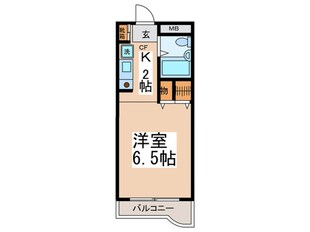 ｼｬﾄｰﾜｼﾝの物件間取画像